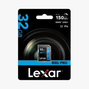 32GB SD | Serie BLUE 800x PRO