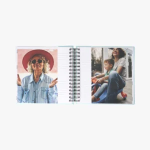 ALBUM 13X18 CM – 100 FOTOS FABRIC ESPIRAL VENTANA