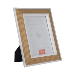 MARCO 15x20CM – MADERA BORDE BLANCO