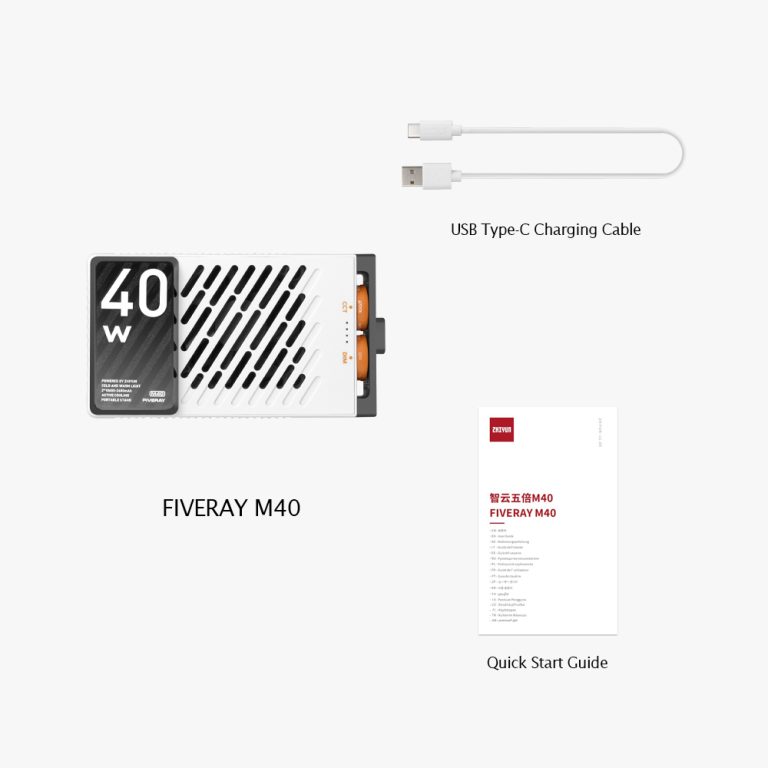 ZHIYUN FIVERAY M40 | VERSION STANDARD